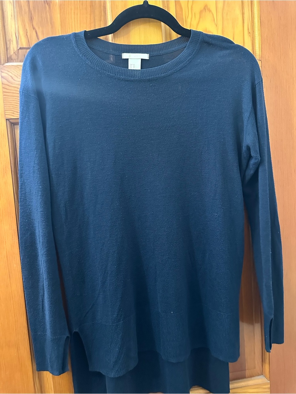 H&M Men's Crewneck Sweater in Dark Blue